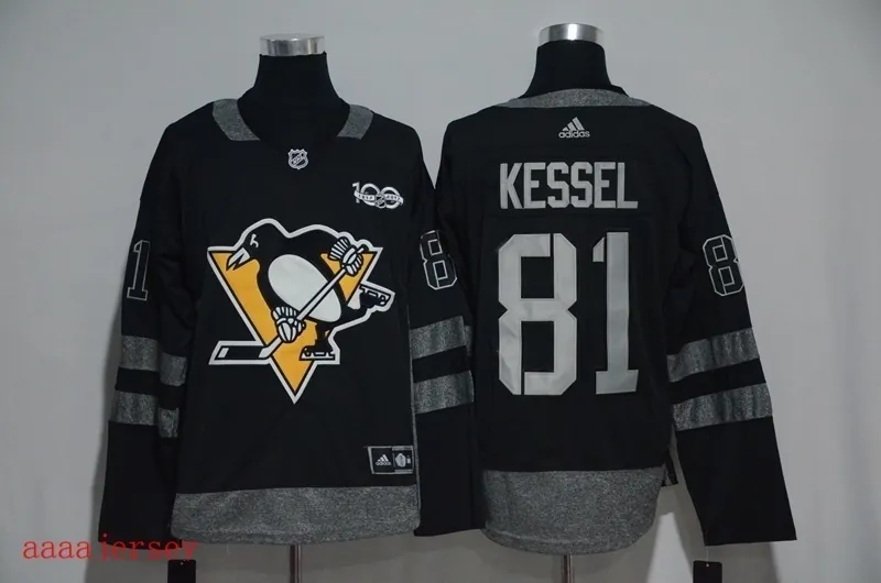 Pittsburgh Penguins ice hockey jersey M-3XL 匹兹堡企鹅冰球服 1