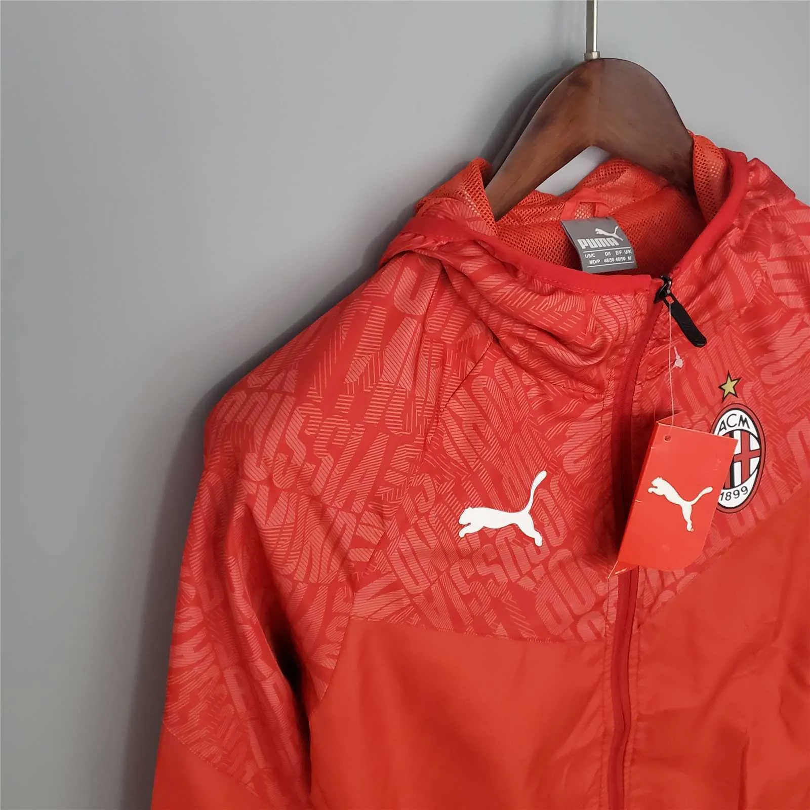 21-22 AC Milan Red Windbreaker 3