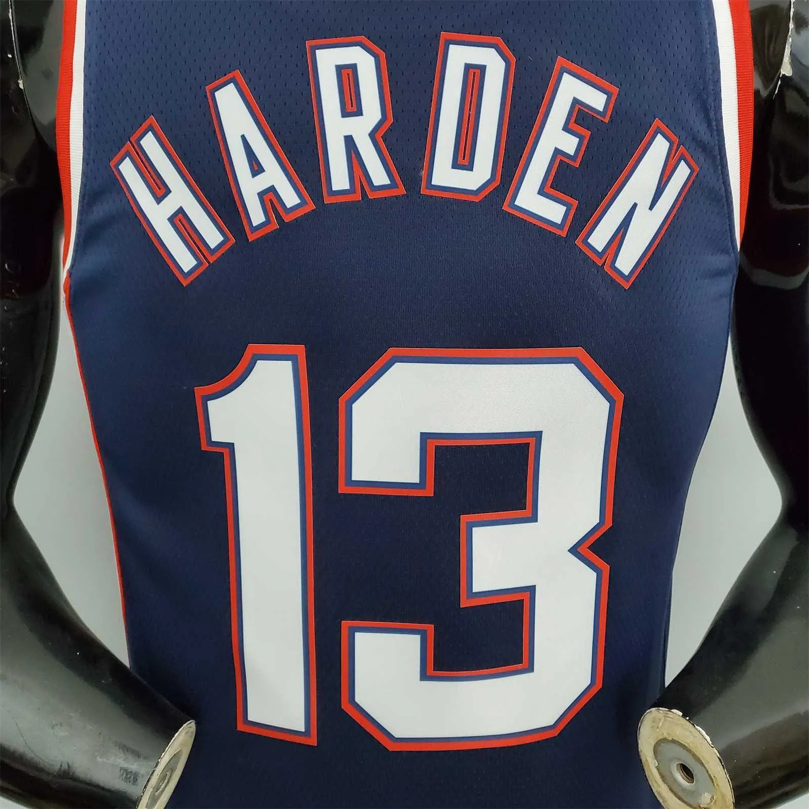 2022 75th Anniversary Harden #13 Nets City Edition Royal Blue 3