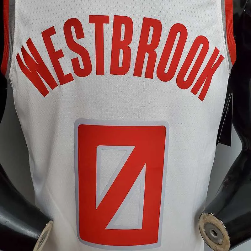 WESTBROOK#0 Rockets City Edition White 5