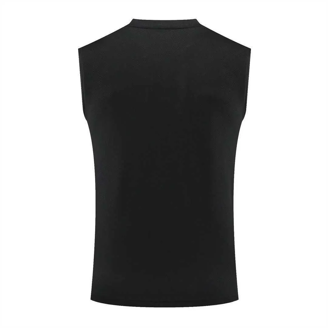 22-23 Real Madrid vest training suit kit black 15