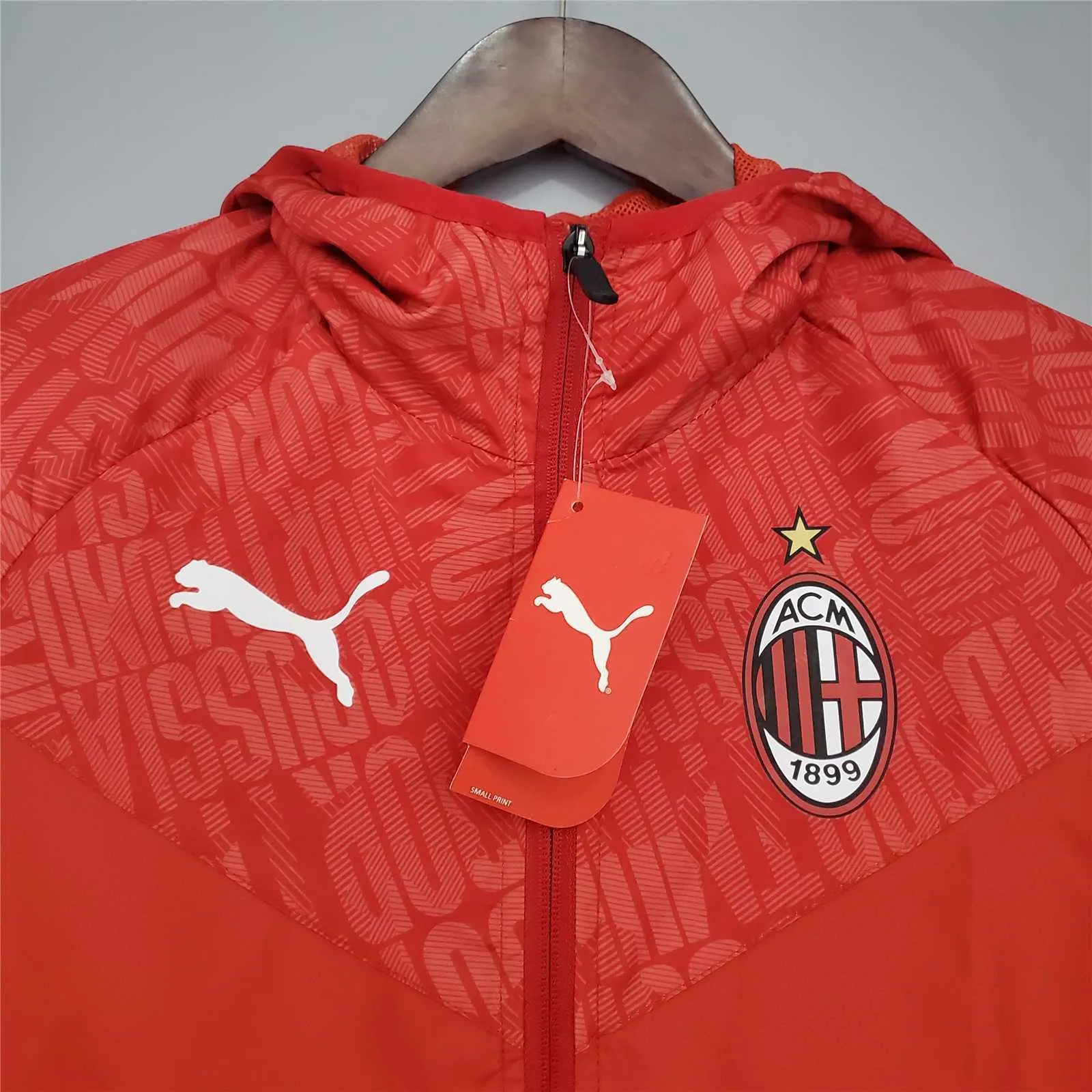 21-22 AC Milan Red Windbreaker 4