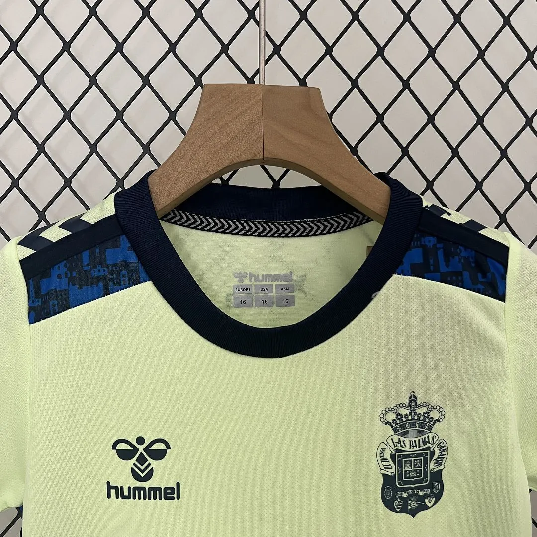 24-25 UD Las Palmas Third Kid Kits Youth Apparels Football AAAAJersey Yupoo 4