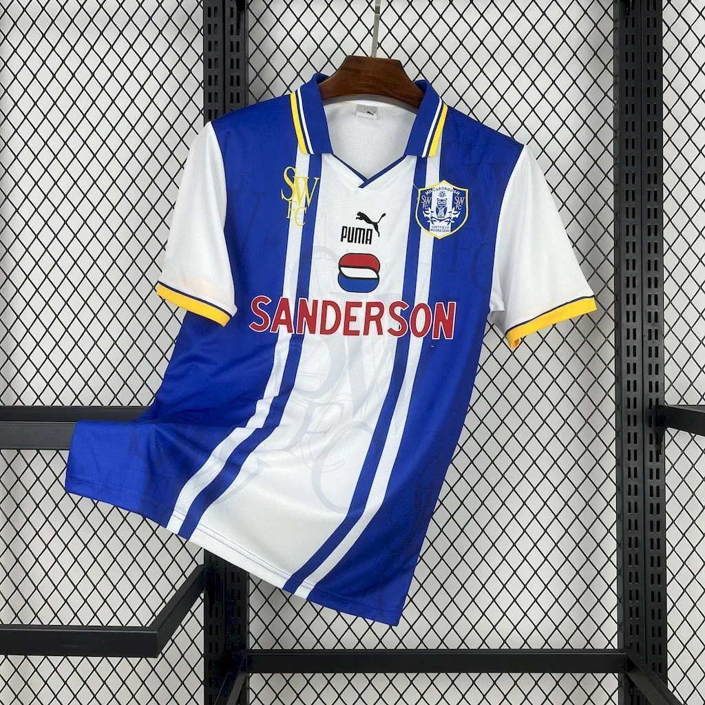 97-98 Sheffield Wednesday Retro Kit Vintage Shirt AAAAJersey Supply Yupoo 9