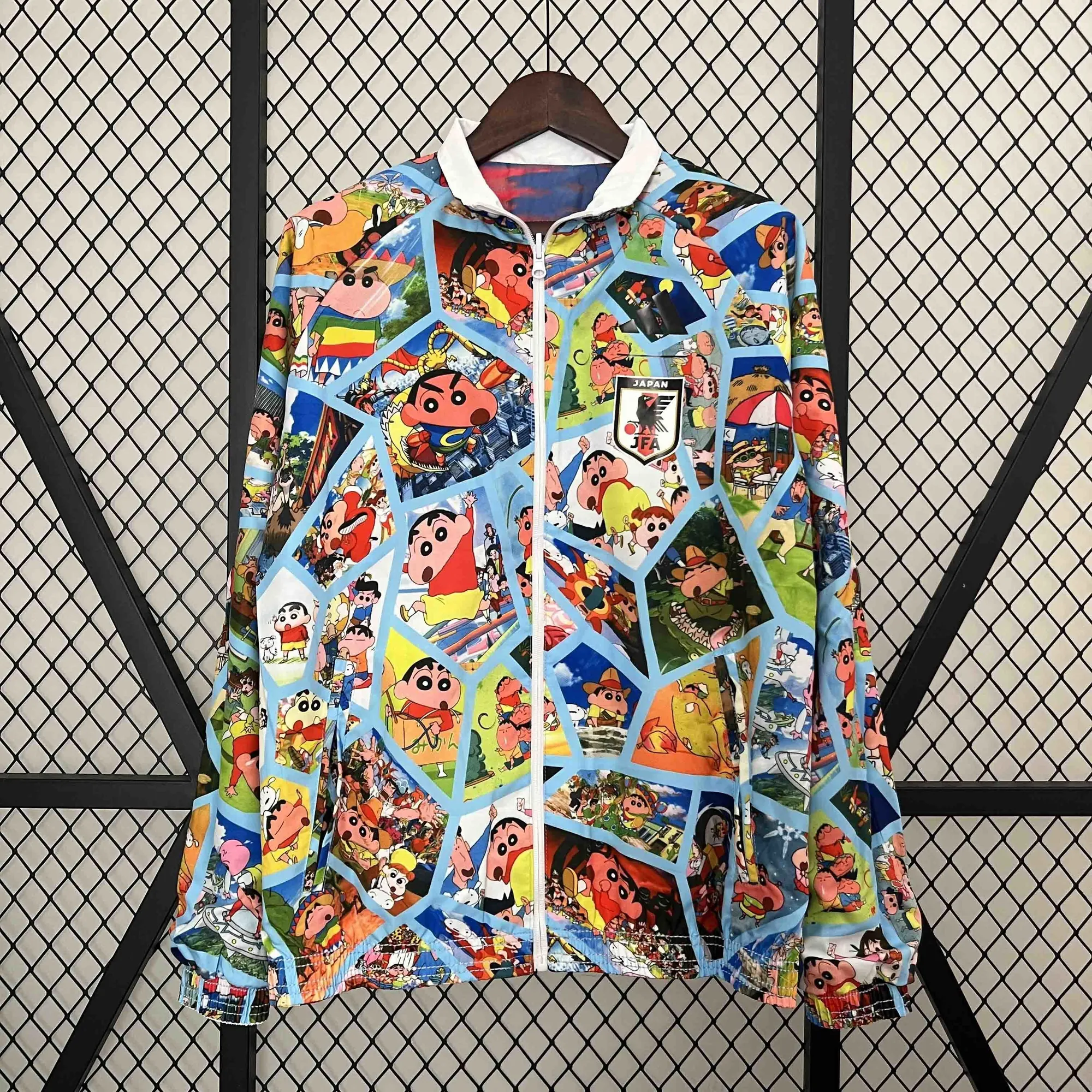 2024 Japan Trench Coat Reversible Windbreaker Double-Sides Jacket Soccer AAAAJersey Yupoo 4