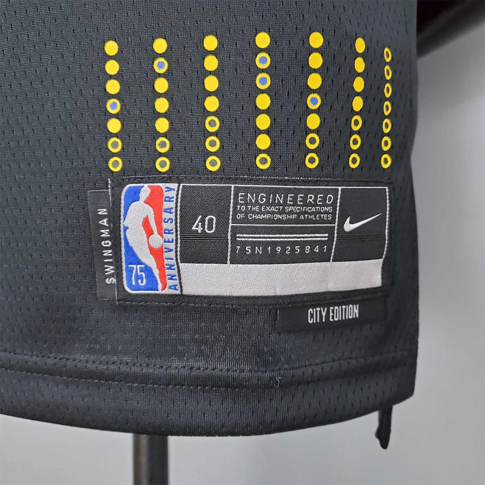 75th Anniversary Curry #2974 Warriors Black 5