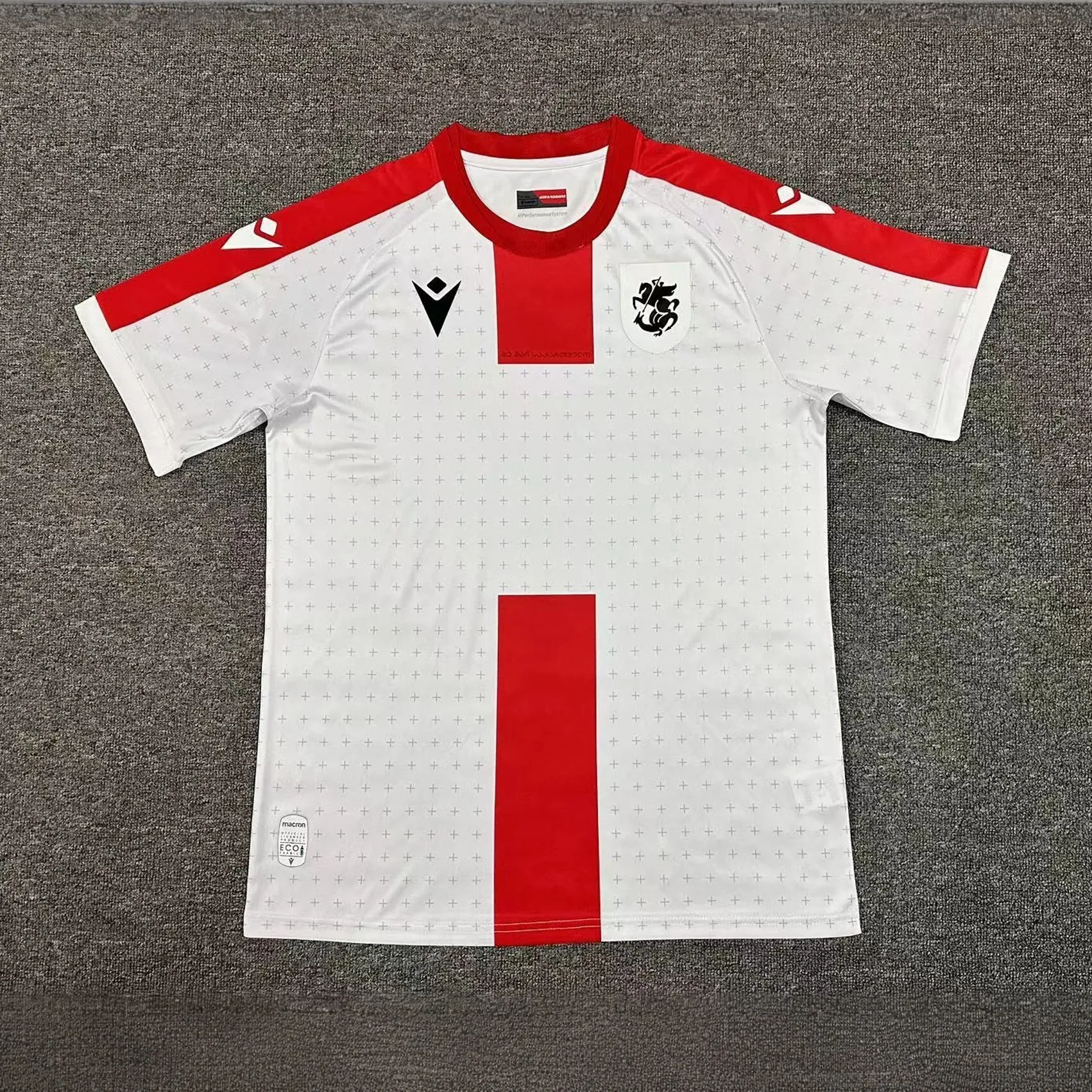 2024 Georgia Home Kit UEFA Euro Shirt Football Replicas Yupoo 2