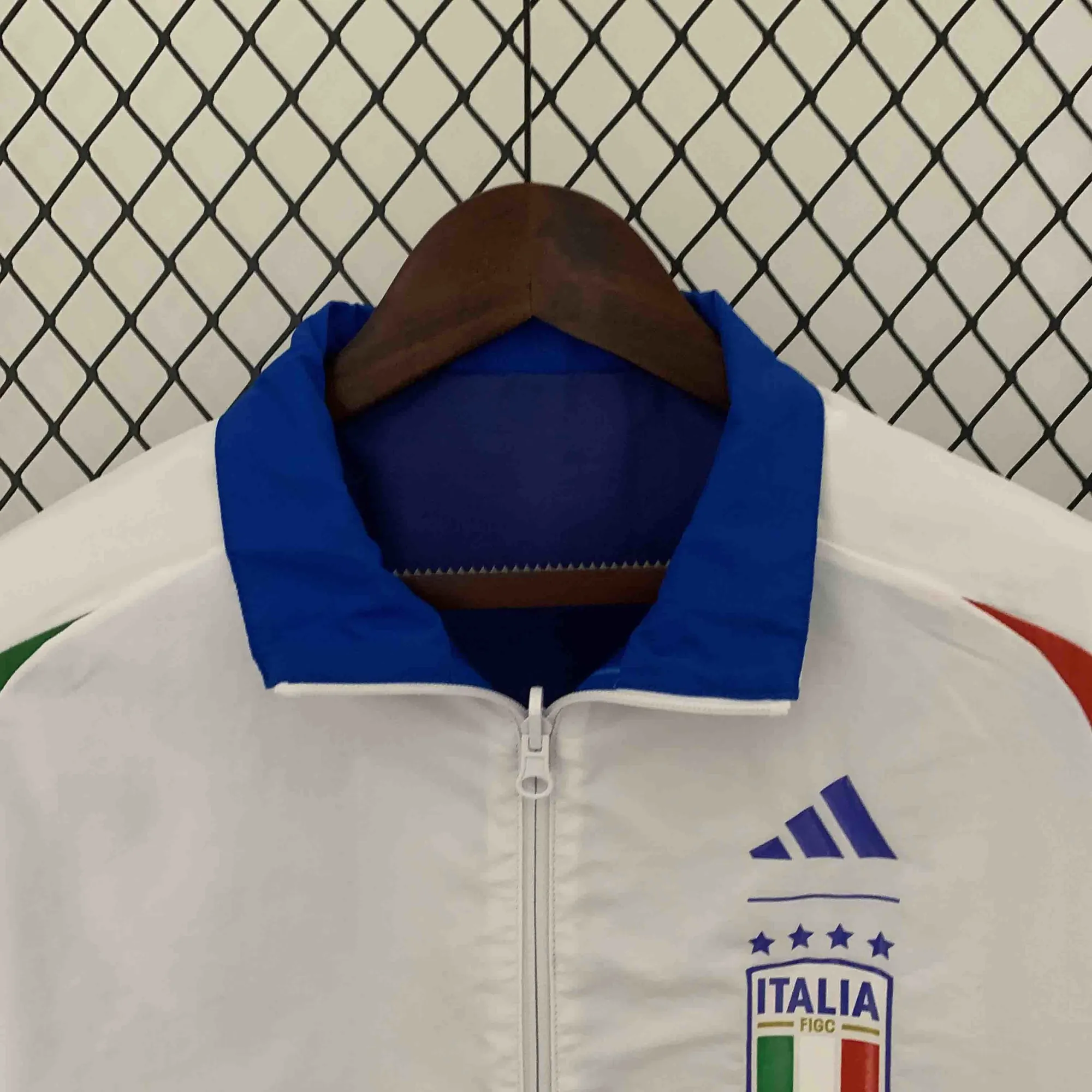 2024 Italy Reversible Windbreaker Home&Away Style Double-Sides Jacket Soccer Jerseys For Sale 6