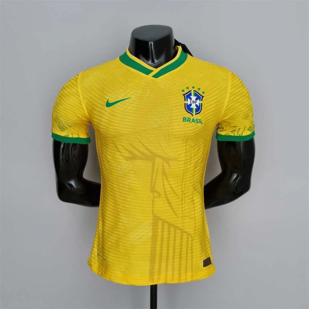 2022 Brazil classic yellow player version 11