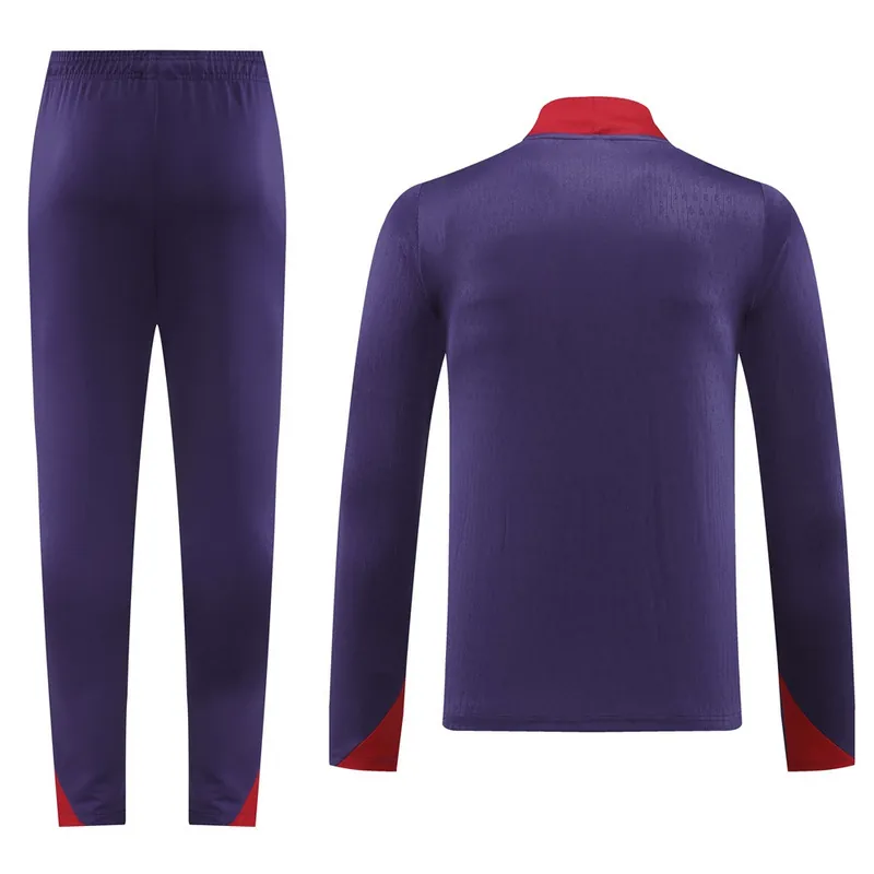 2024 England Long Sleeve Training Suit Football Shirts-1 2