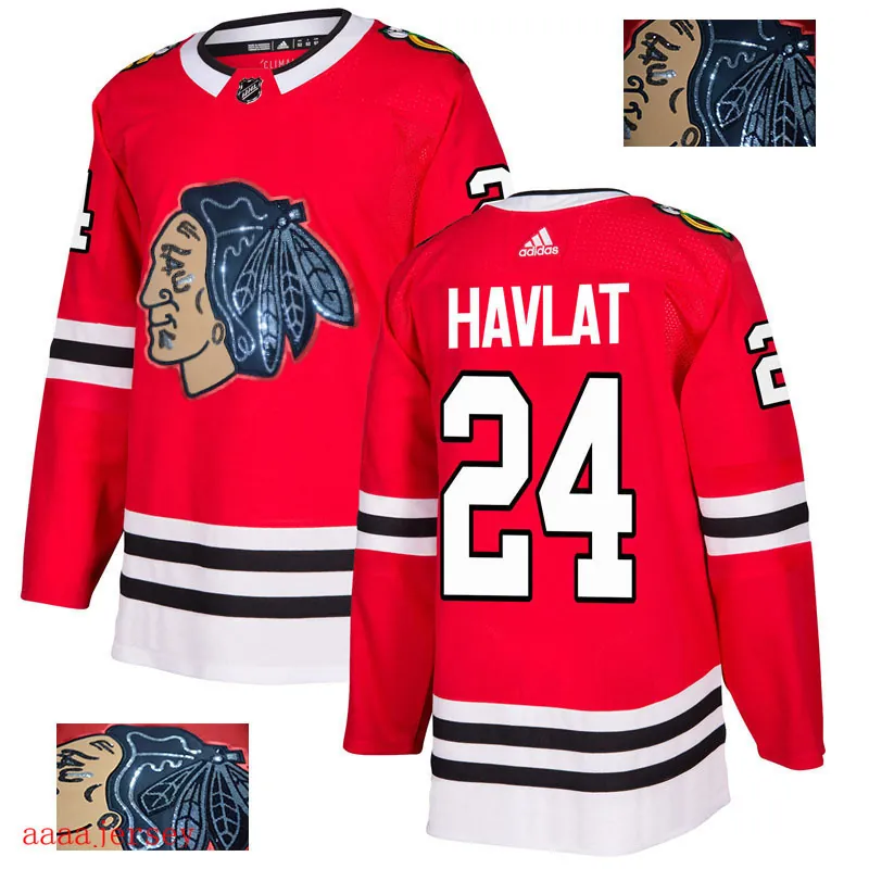 2018 Chicago Blackhawks ice hockey jersey M-3XL 芝加哥黑鹰队时尚亮片款冰球服 15