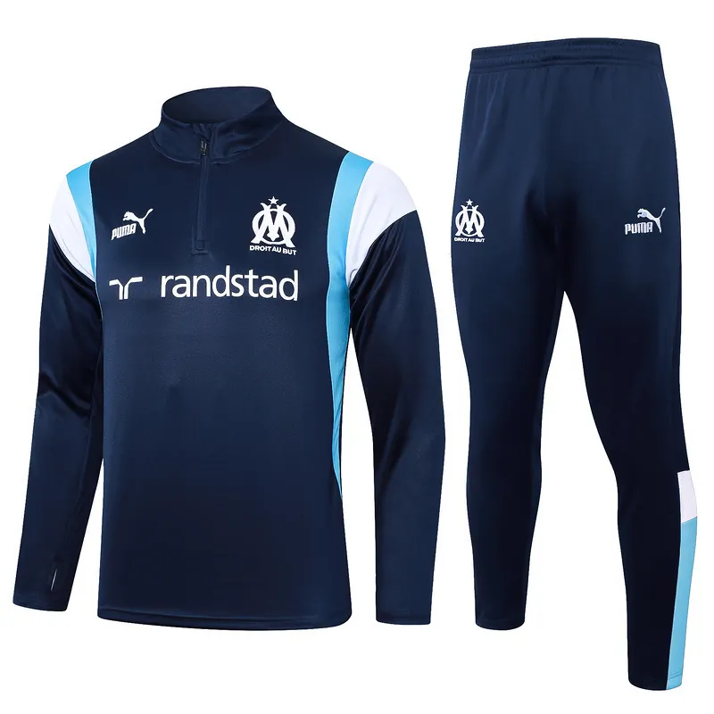 23-24 Marseille Long Sleeve Training Suit Yupoo 3