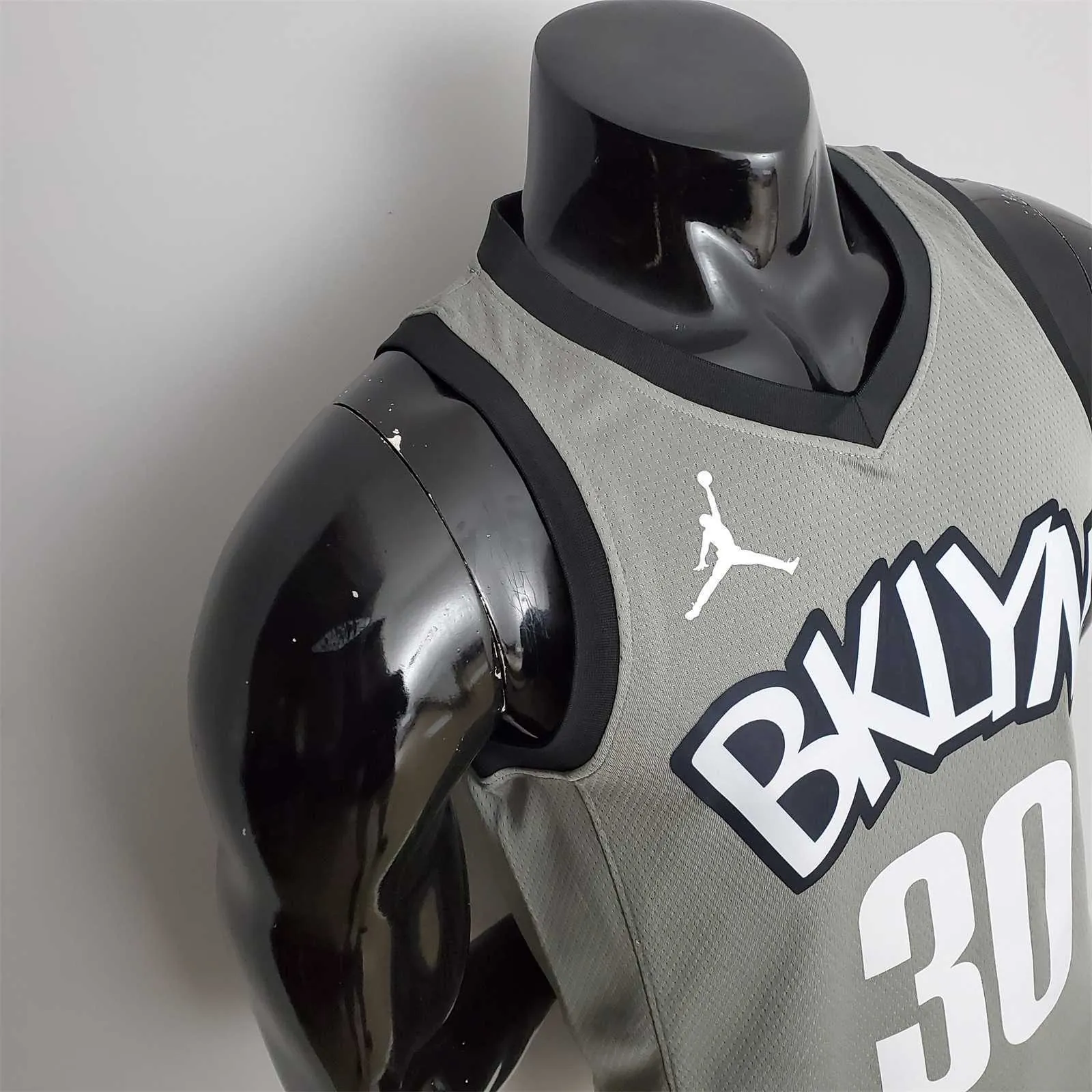 Nets Curry #30 Flyer Grey NBA Jersey 7