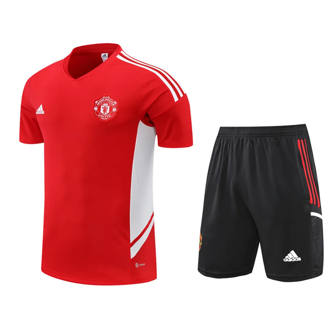 22-23 Manchester United training suit red 19