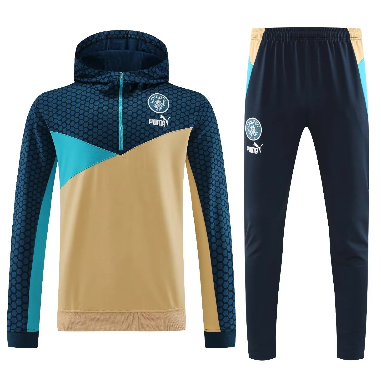 23-24 Manchester City Hoodie Long Sleeve Training Suit Yupoo 3
