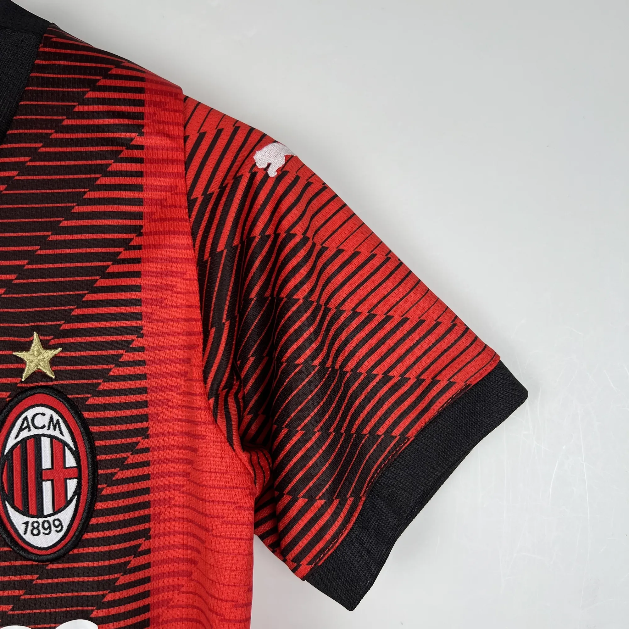23-24 Kids AC Milan Home Size 16-28 Soccer Jersey 10