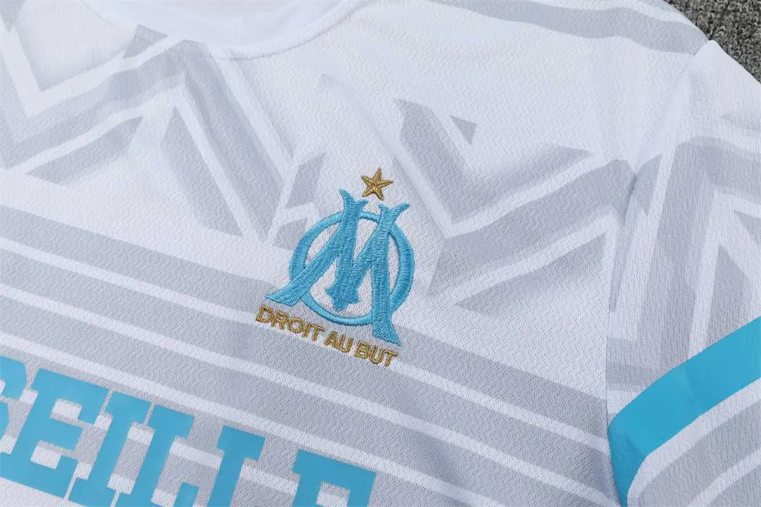 22-23 Marseille vest training suit kit dark blue white1684405084000 19