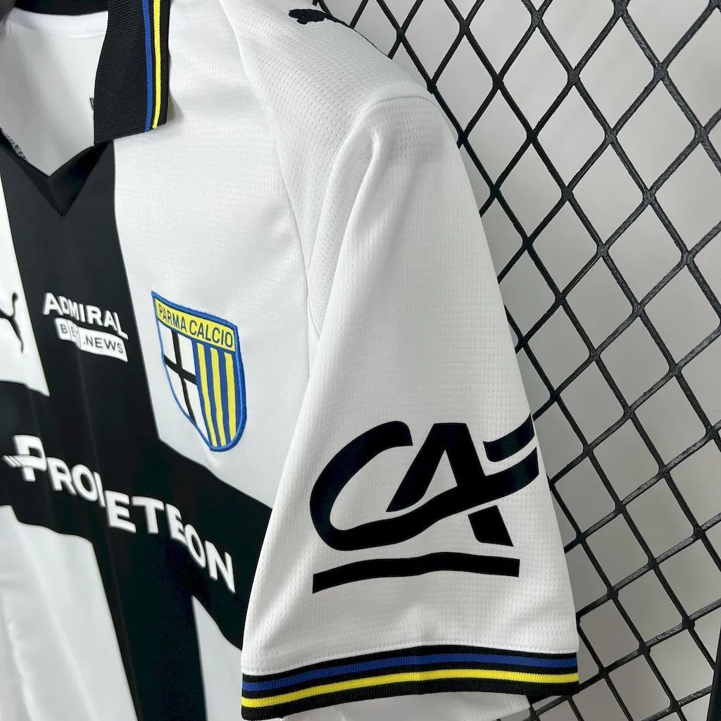 25-26 Parma Home Shirt Soccer Apparels AAAAJersey Supply Yupoo 4
