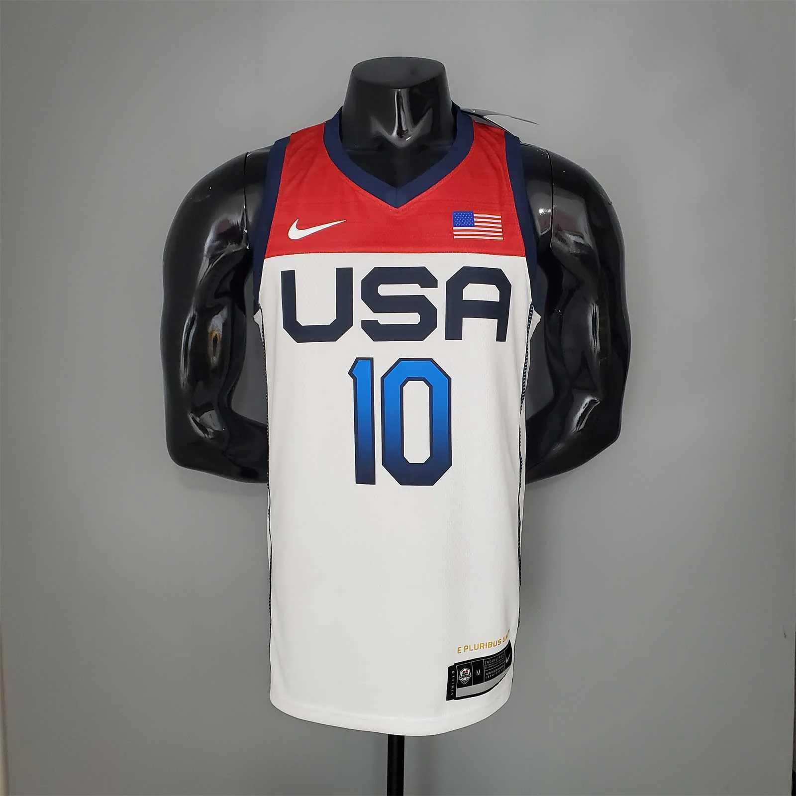 2021 Olympic Games TATUM#10 USA Team USA White Red 8