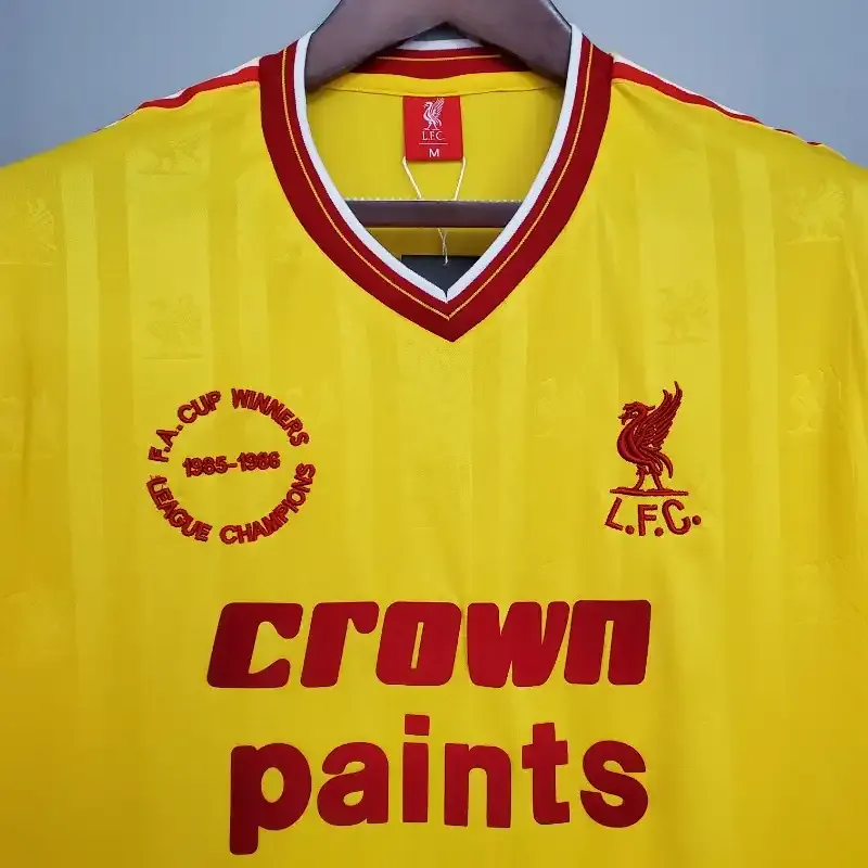 85-86 Retro Liverpool Soccer Jersey Away S-2XL 5