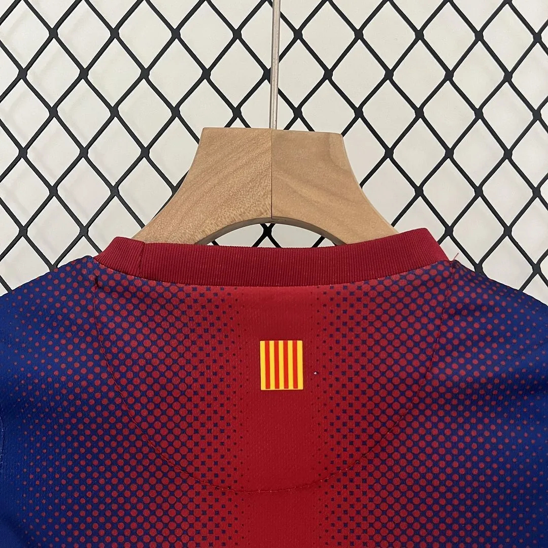 12-13 Barcelona Home Retro Kids Kits Children Shirt Soccer Jersey Yupoo 9