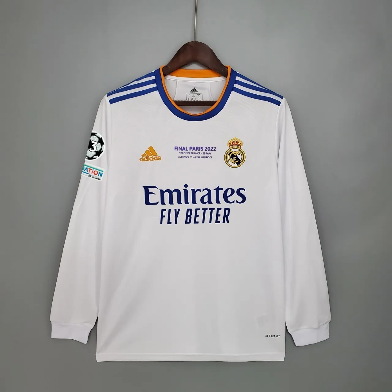 21-22 Real Madrid home long sleeve 23
