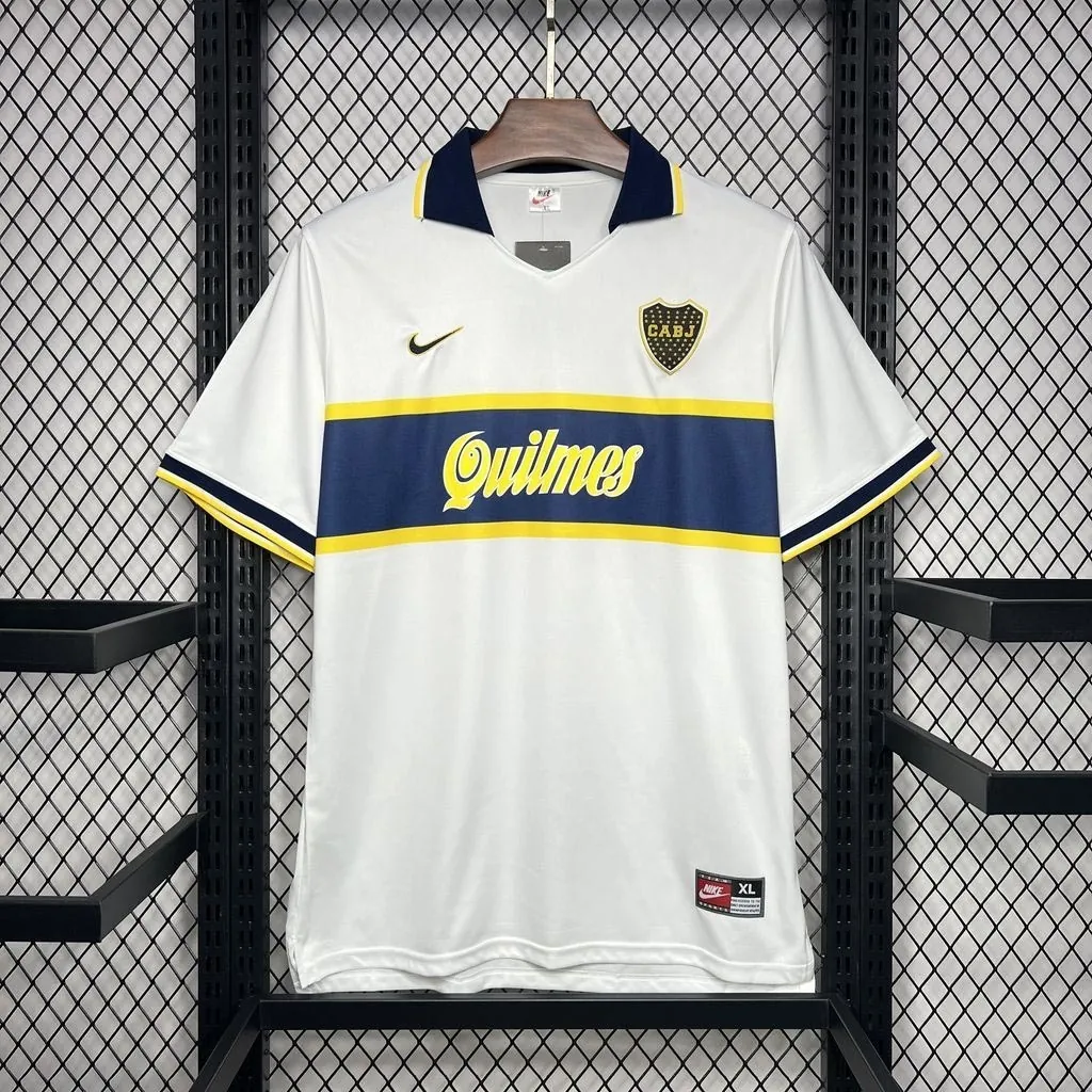 96-97 Boca Home Retro Kit Vintage Shirt Sport AAAAJersey Yupoo 6