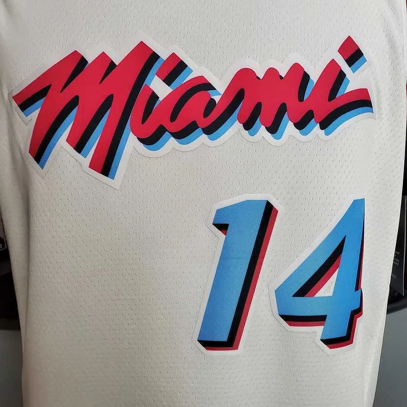 HERRO#14 Miami Heat V-neck White 5