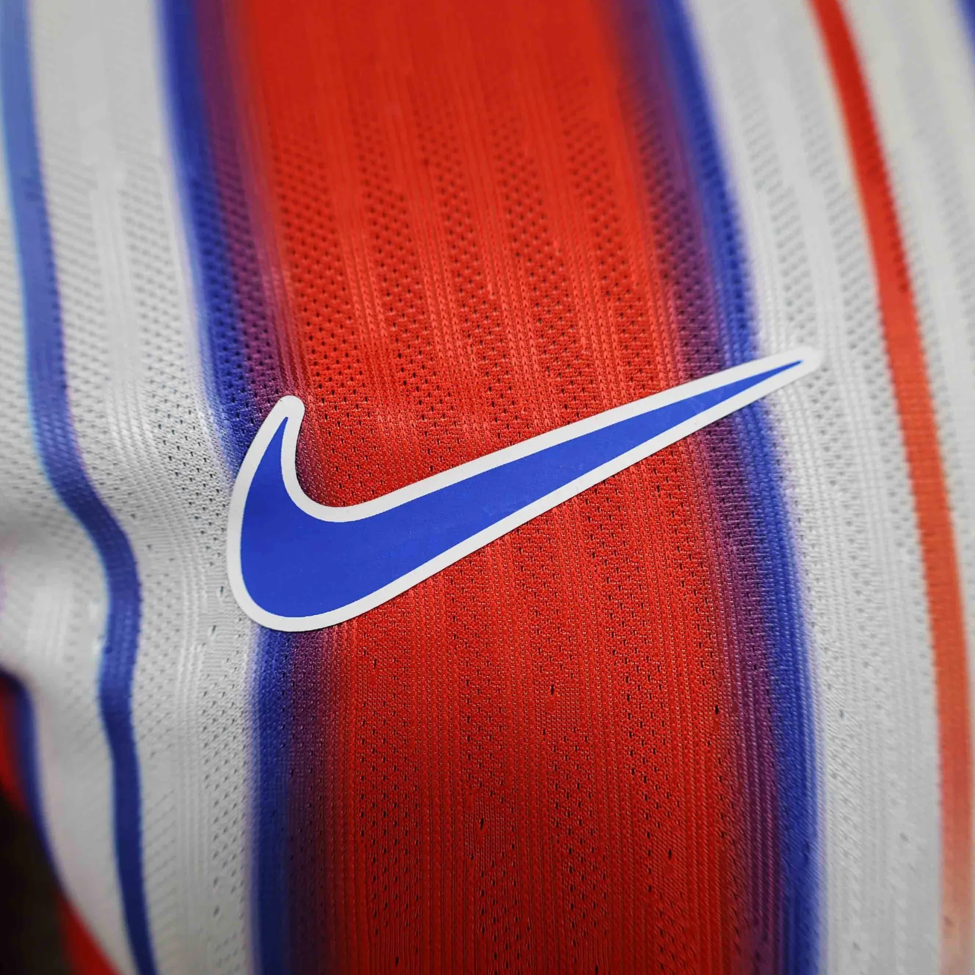 24-25 Atletico Madrid Home Long Sleeve Kit Player Version Shirt 4