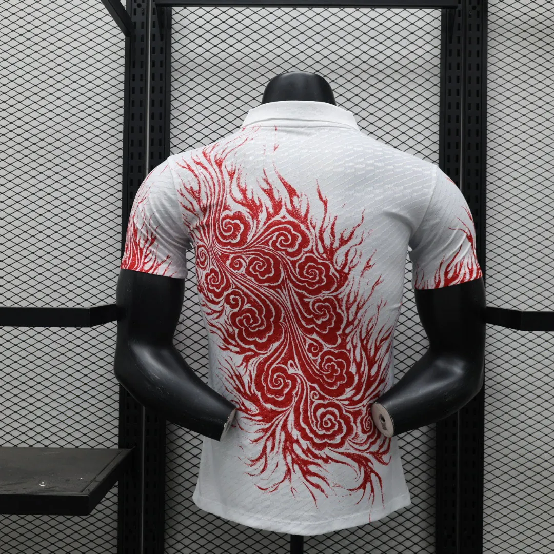 2024 Japan Y3 Hat Trick with Its Fiery Special Edition Player Version Shirt 1