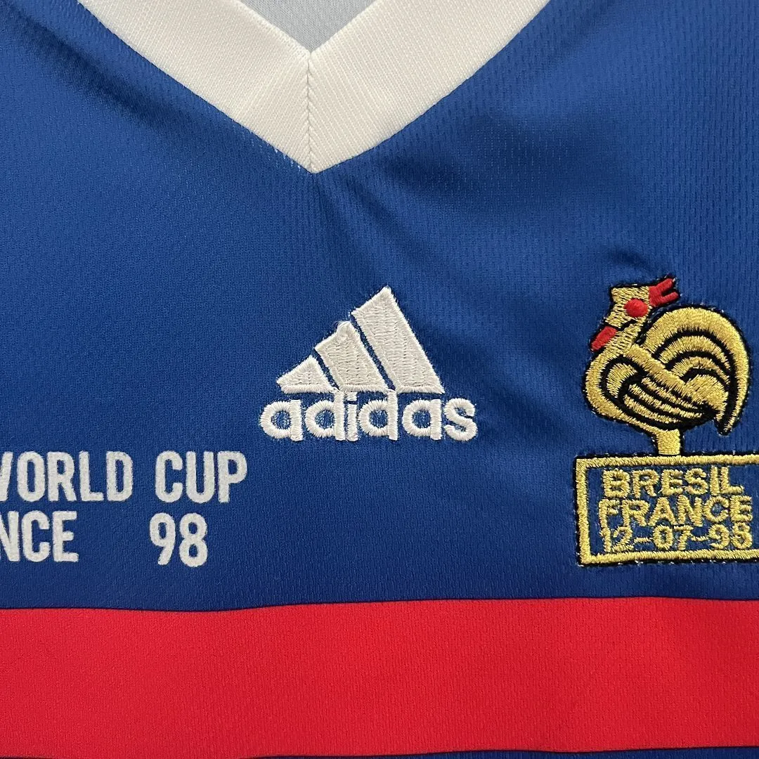 1998 France Home Kids Retro Kits World Cup Shirt Soccer Jerseys Yupoo 5