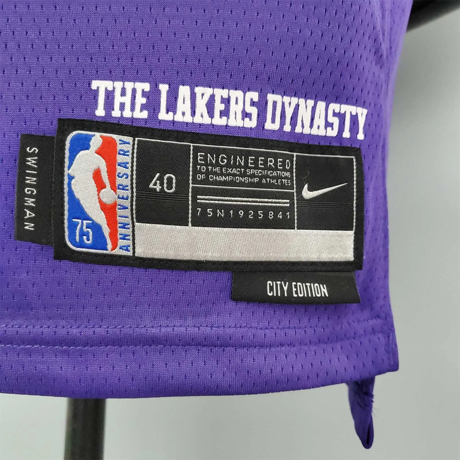 2022 75th Anniversary BRYANT#24 Lakers City Edition Purple 1
