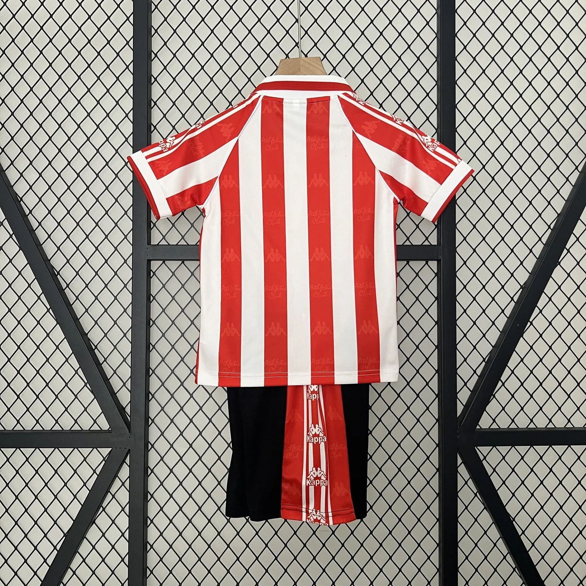 95-57 Athletic Bilbao Home Retro Kid Kits Youth Apparels AAAAJersey Wholesale Yupoo 5