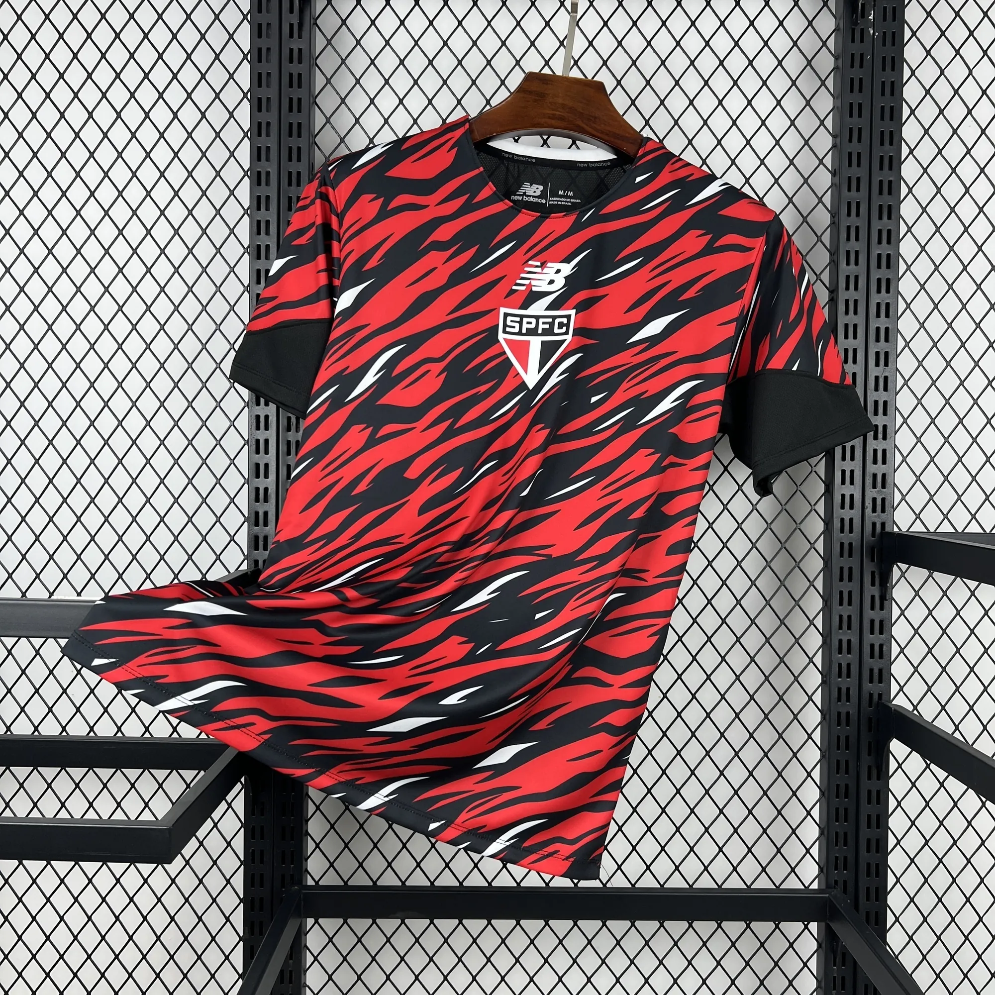 26-27 Sao Paulo Mens Pre-Match Kit Soccer Uniforms T-Shirt AAAAJersey Dropship Yupoo 2