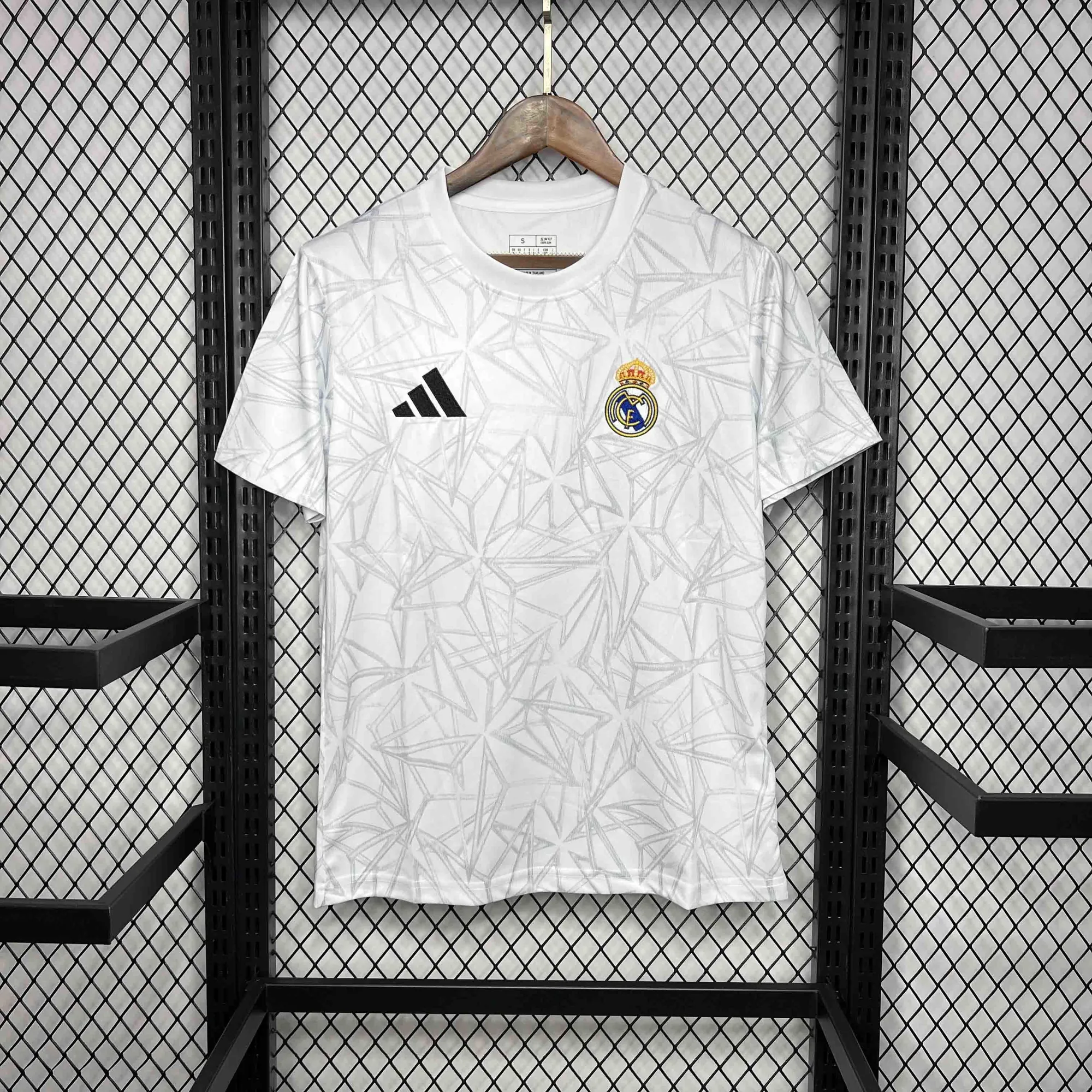 24-25 Real Madrid Training White Kit Soccer Uniform AAAAJersey Dropshiping Yupoo 5