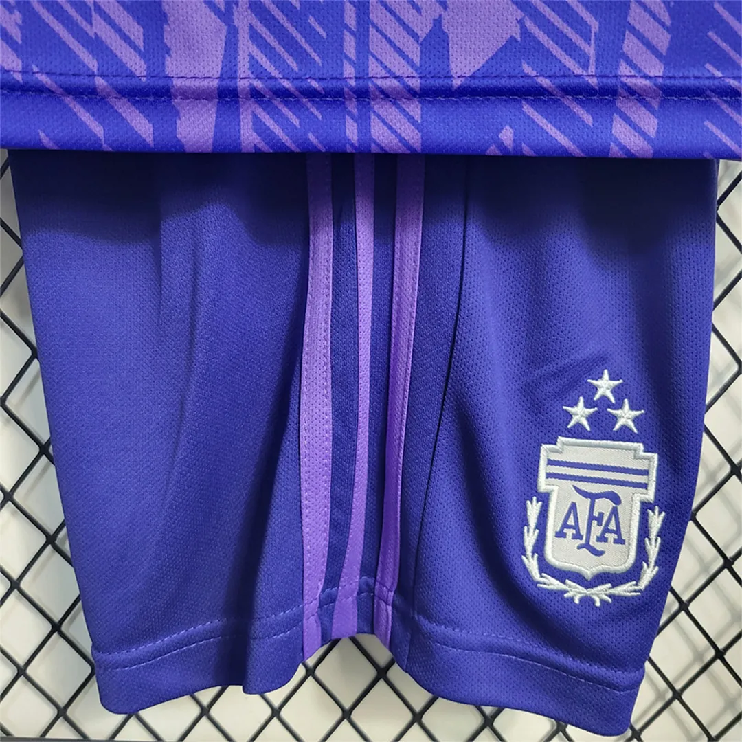 2022 Argentina away 3-star kids kit 8