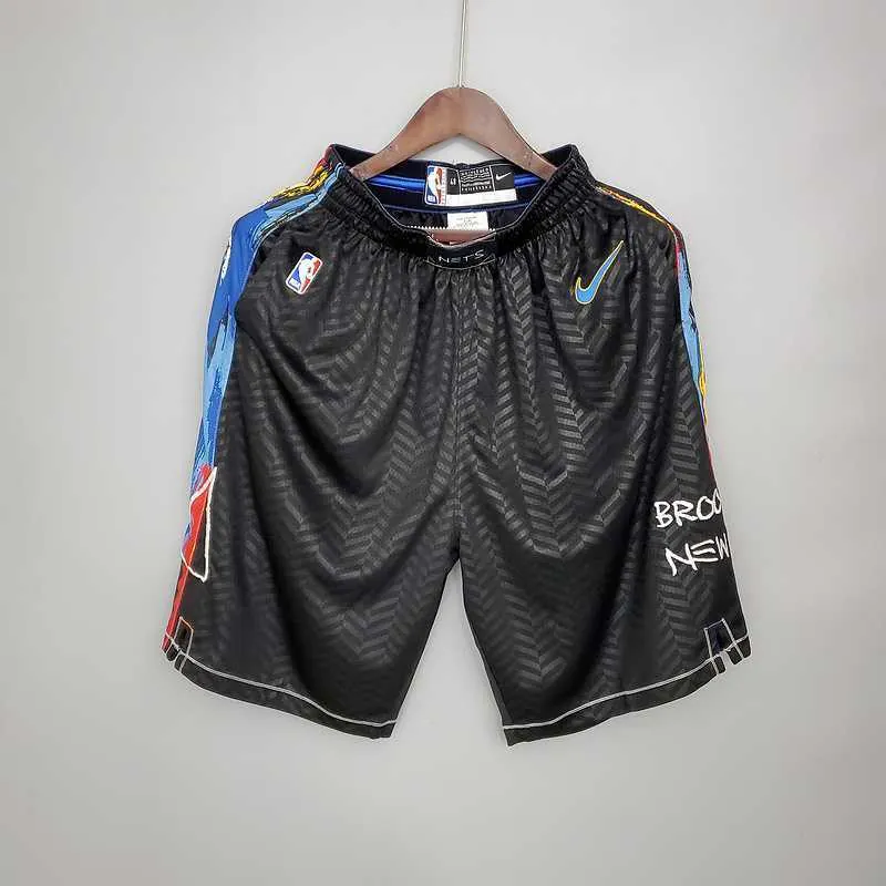 Brooklyn Nets NBA Shorts City Edition Black 10