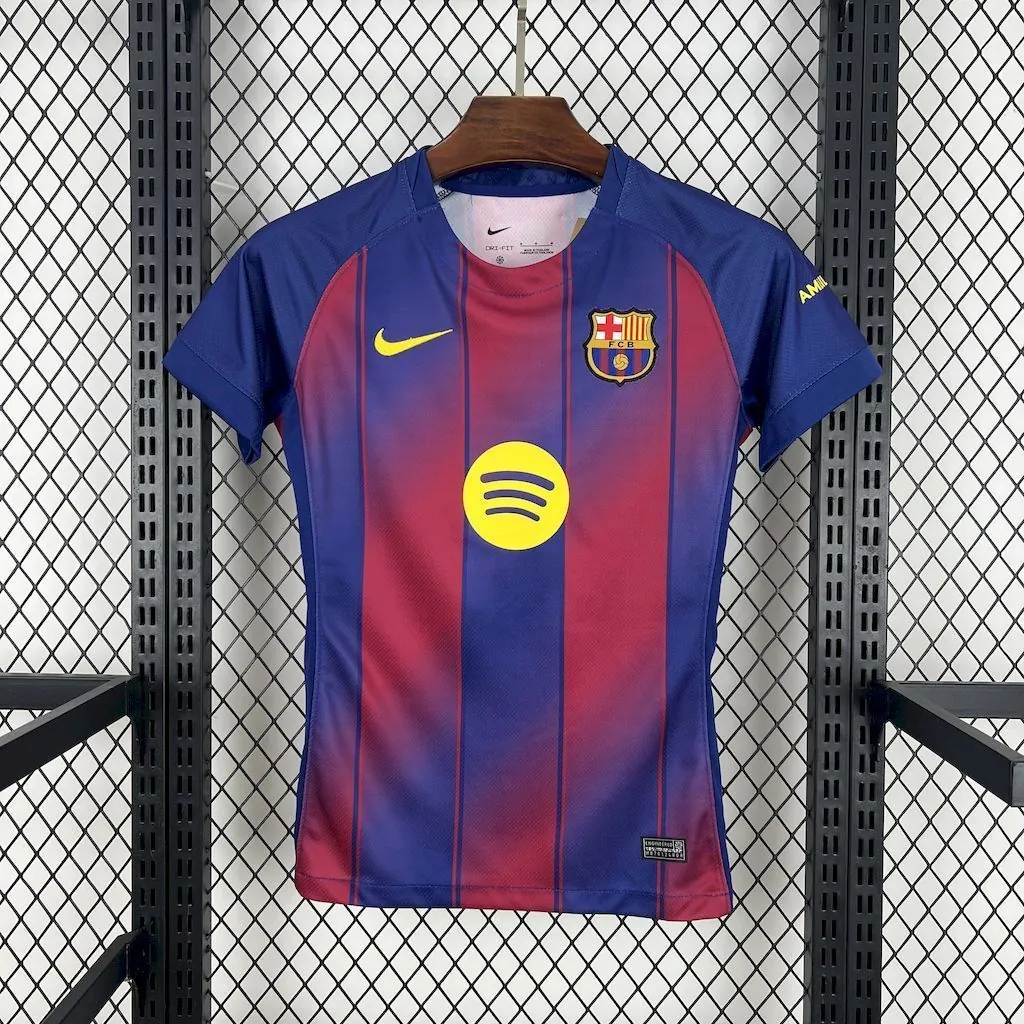 25-26 Barcelona Home Women Shirt Lady Apparels AAAAJersey Supply Yupoo 6