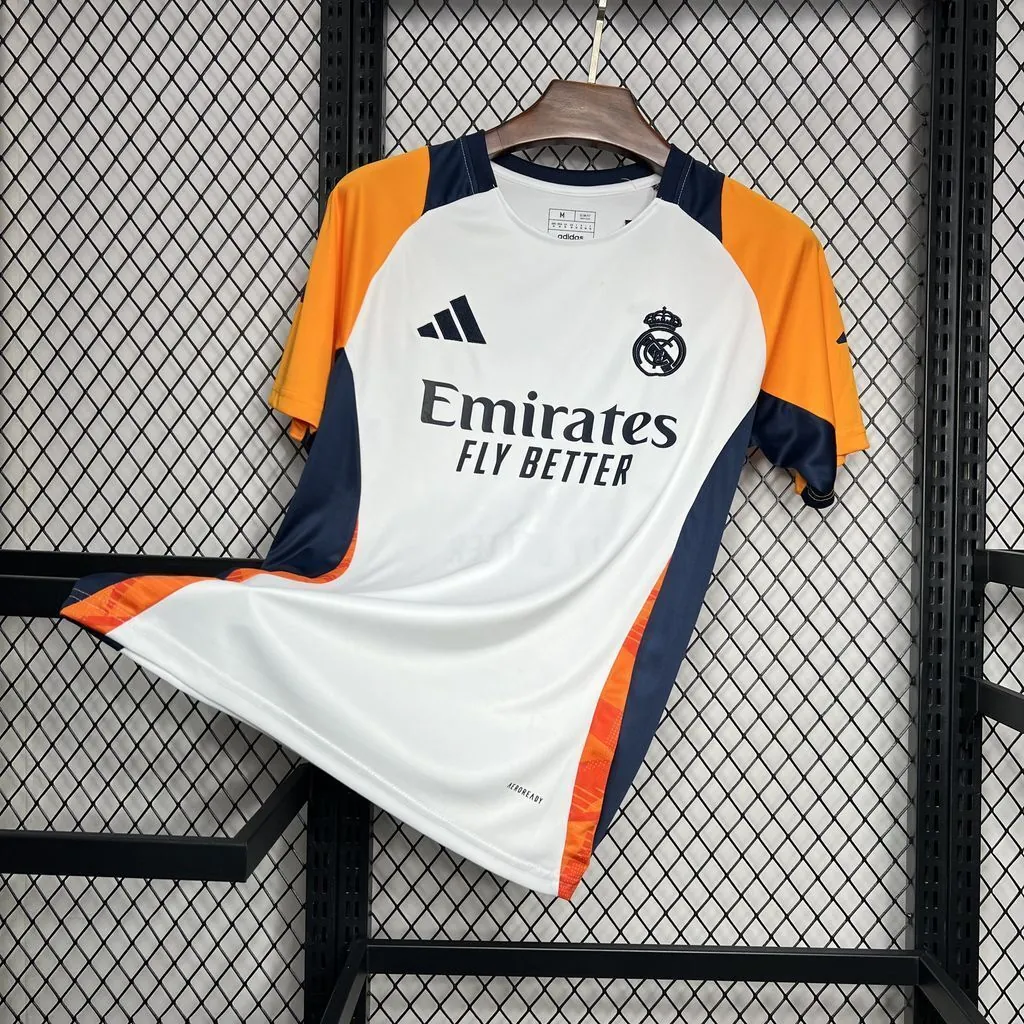 24-25 Real Madrid Pre-Match Shirt Soccer Uniforms Soccer AAAAJersey Yupoo 4