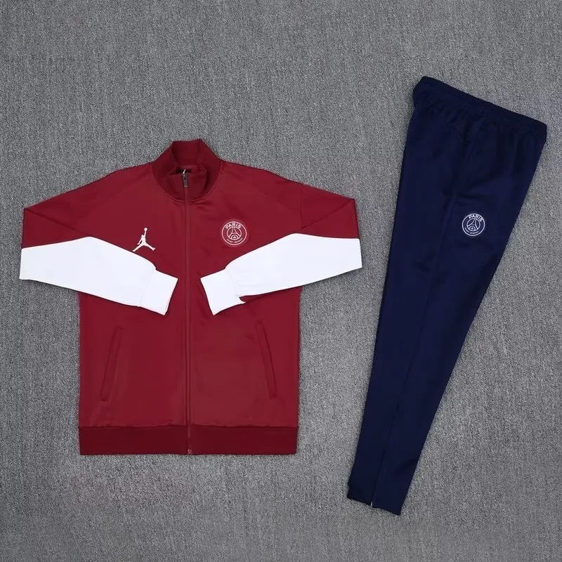 25-26 PSG Long Sleeve Red Training Kit Soccer AAAAJersey Yupoo S-2XL 1