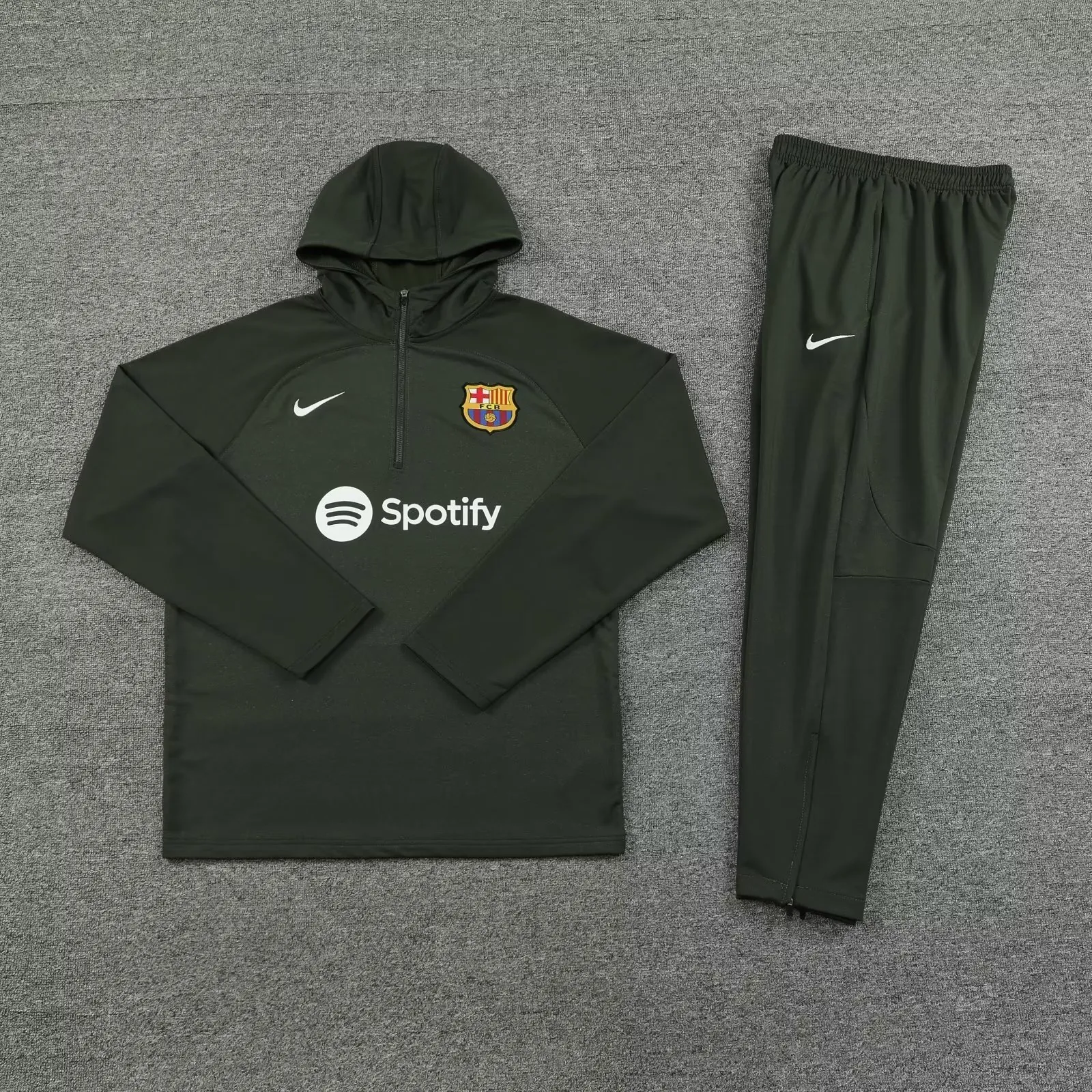 23-24 Barcelona Hoodie Long Sleeve Training Suit Yupoo 1