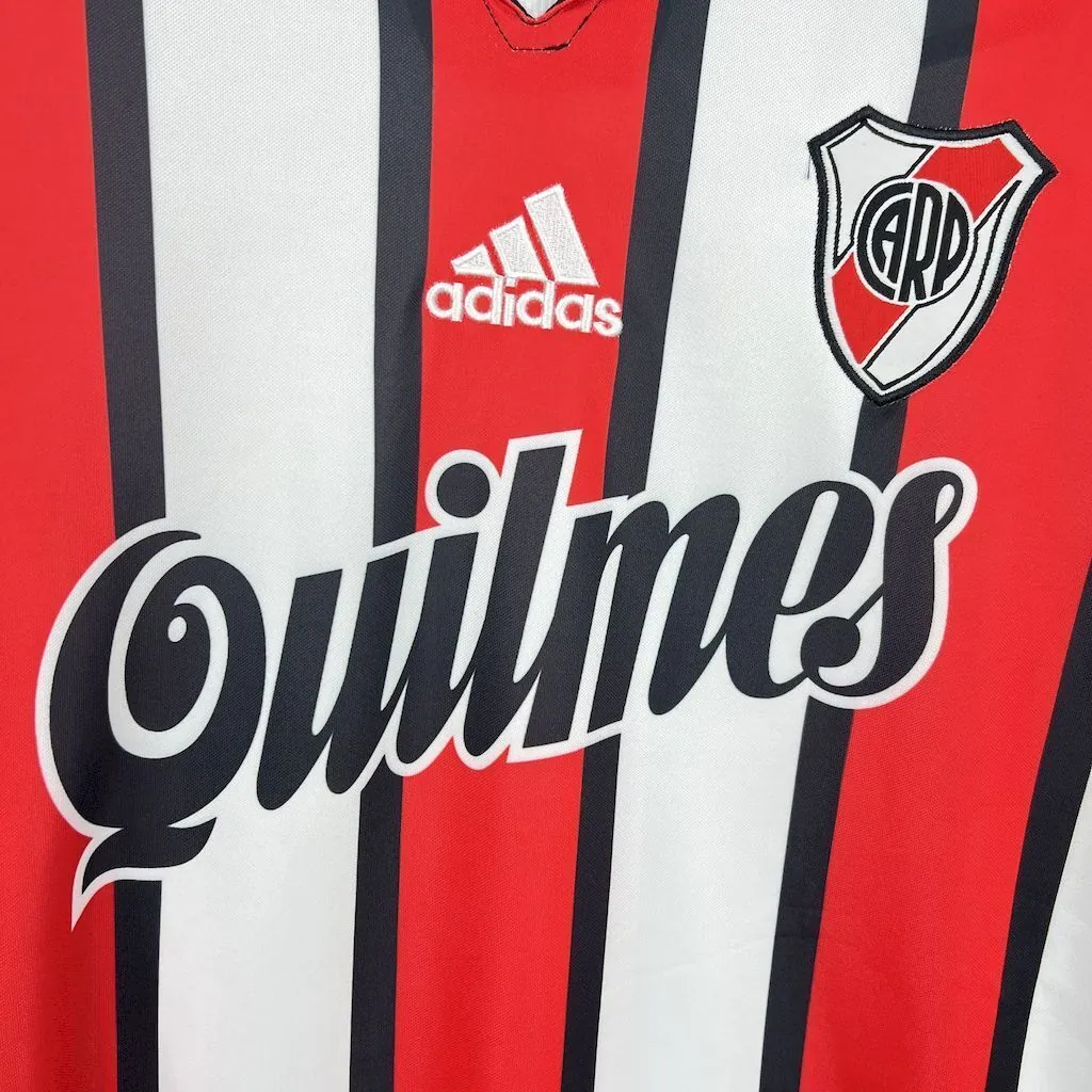 99-00 River Plate Home Retro Kit Vintage Shirt AAAAJersey Supplier Yupoo 2