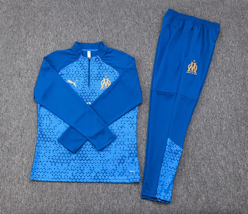 23-24 Marseille Long Sleeve Training Suit Yupoo 1