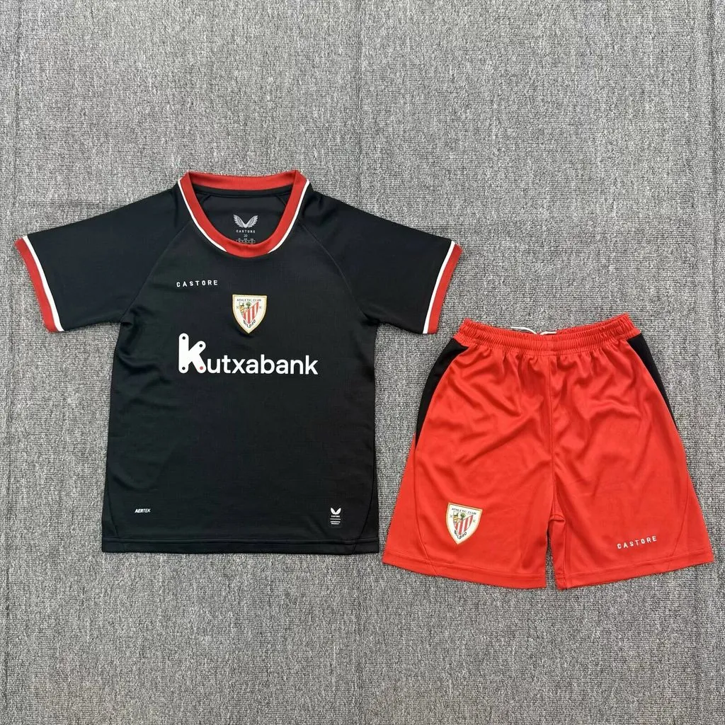 26-27 Bilbao Away Kid Kits Youth Football Apparels AAAAJersey Supply Yupoo 4 1