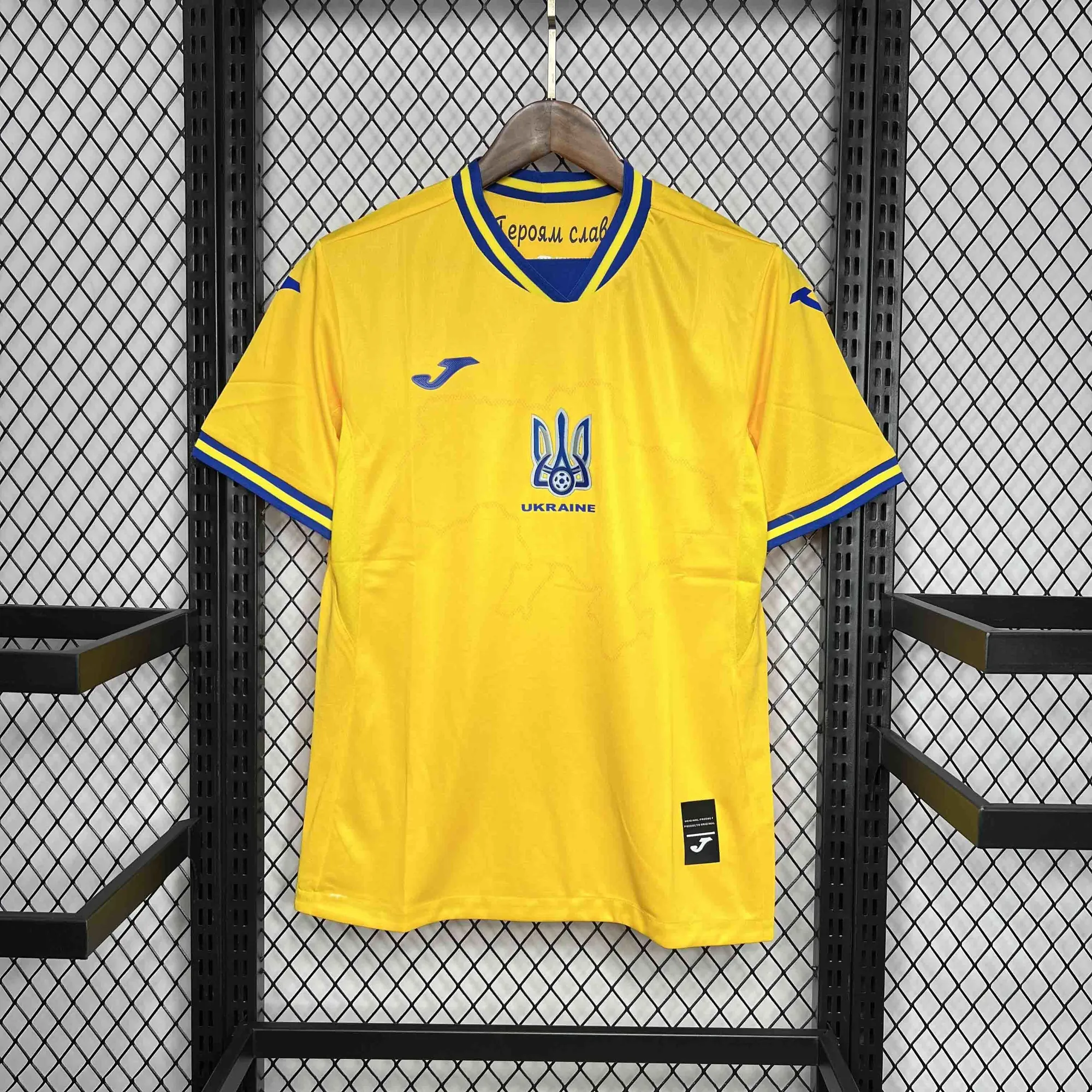 2024 Ukraine Home Kit UEFA Euro Shirt Football AAAAJersey Supplier 9