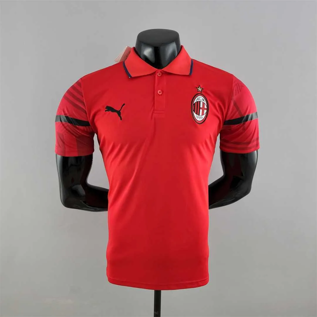 22-23 AC Milan red POLO 9