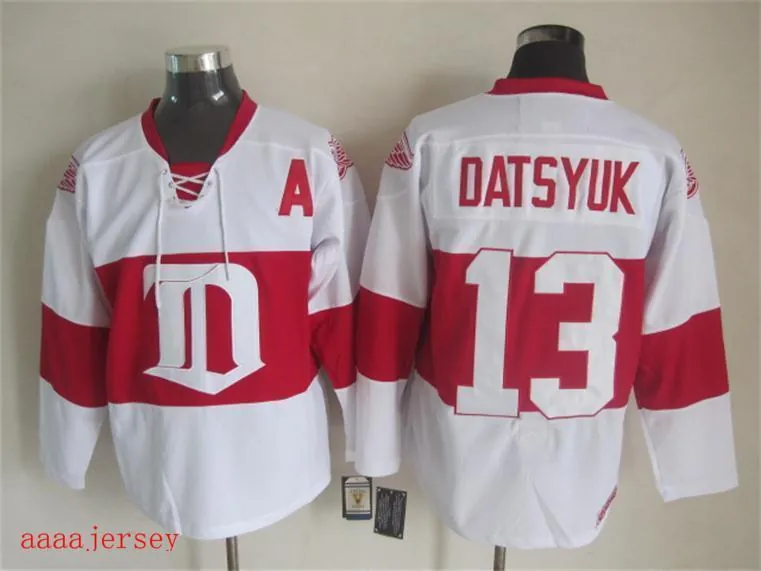 Detroit Red Wings retro ice hockey jersey M-3XL 底特律红翼队复古冰球服 9