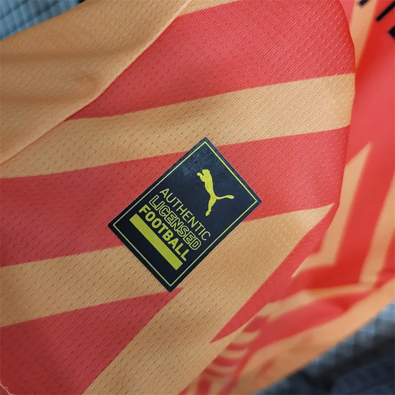 23-24 AC Milan Goalkeeper Orange Size S-XXL Soccer Jersey 2