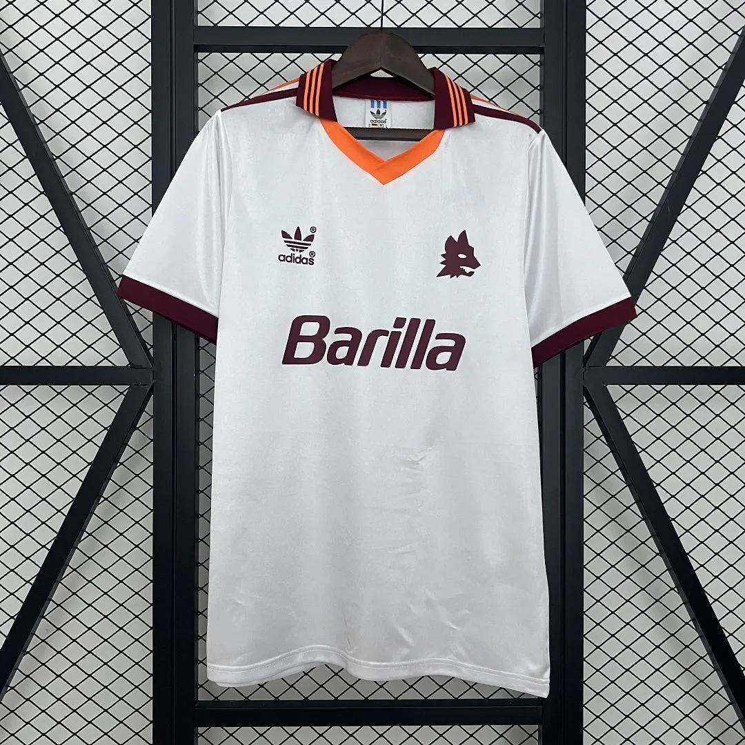 92-94 Roma Away Retro Kit Vintage Shirt AAAAJersey Dropship Yupoo 2