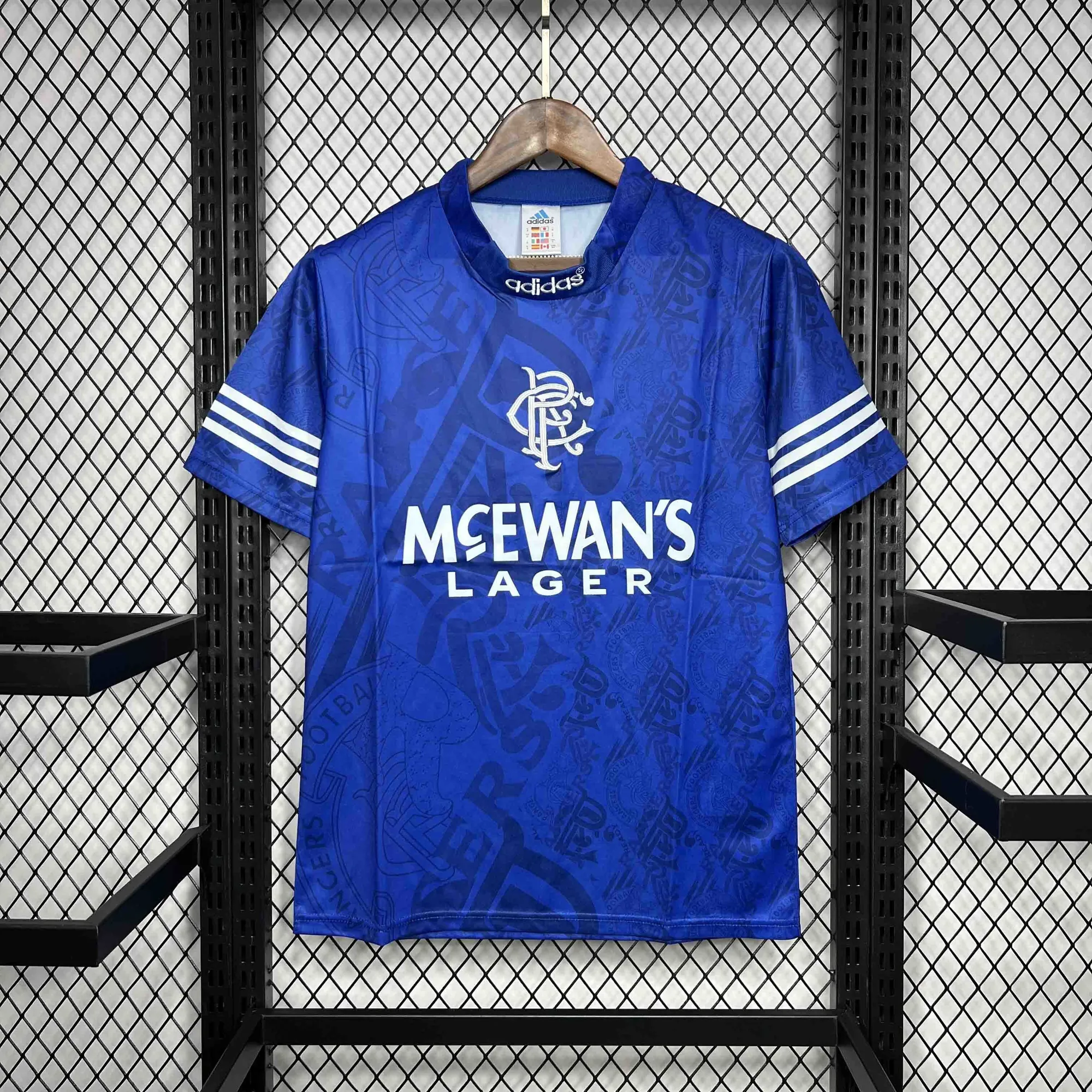 94-96 Rangers Home Retro Kit Football Uniform AAAAJerseys Dropshipping Yupoo 5